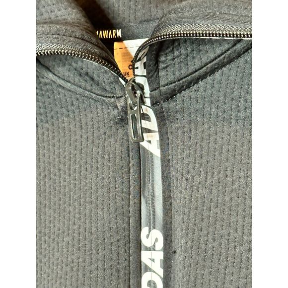 Women’s Adidas Zip-Up Jacket, Athletic, S, Black - Picture 3 of 16